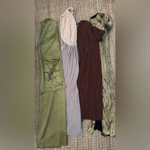 Zara midi maxi dress bundle set of 4 Stylish Dress Collection sizes small medium